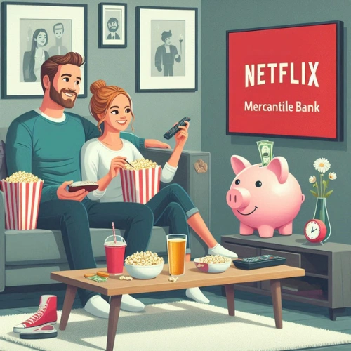 Netflix con el banco Mercantil